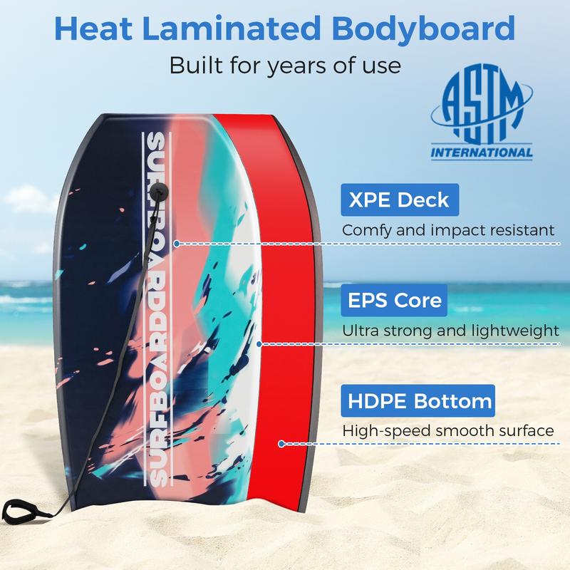33/37/41 Inches Lightweight Bo - Bodyboard Boogie Board review and price