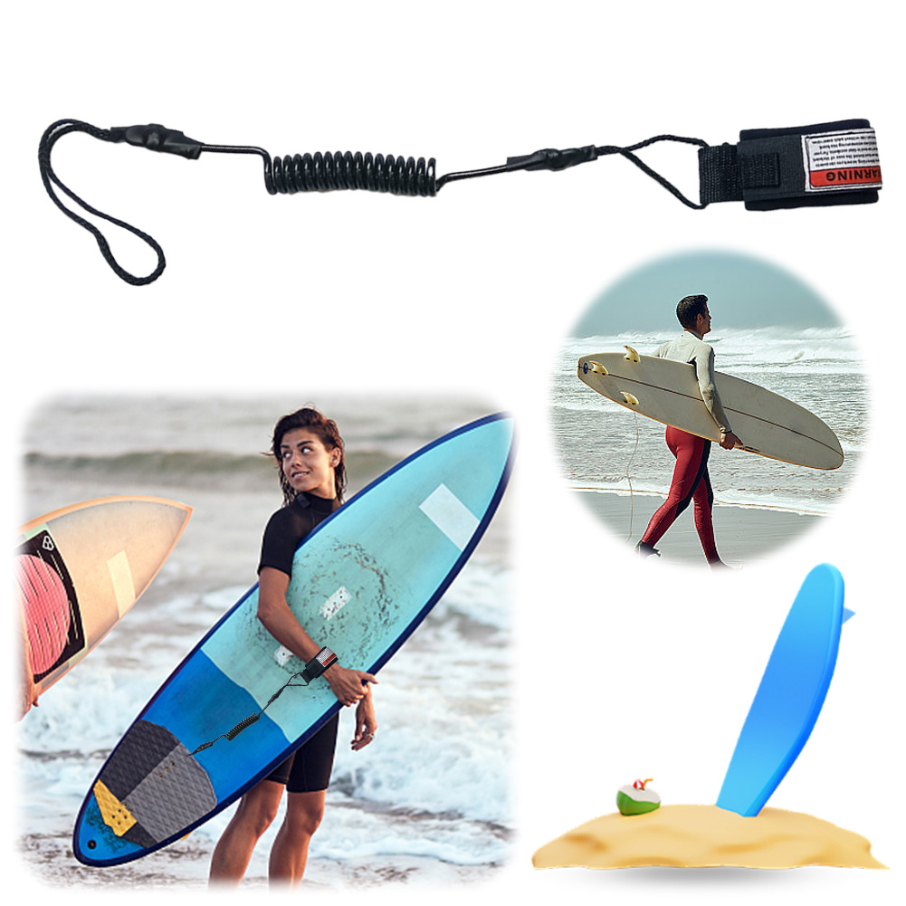 Coiled Bodyboard Leash TPU Sur - Surfboard Leash Ankle review and price