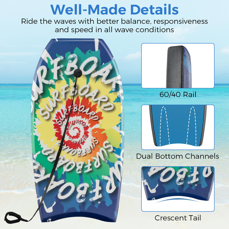 33/37/41 Inches Lightweight Bo - Bodyboard Boogie Board review and price
