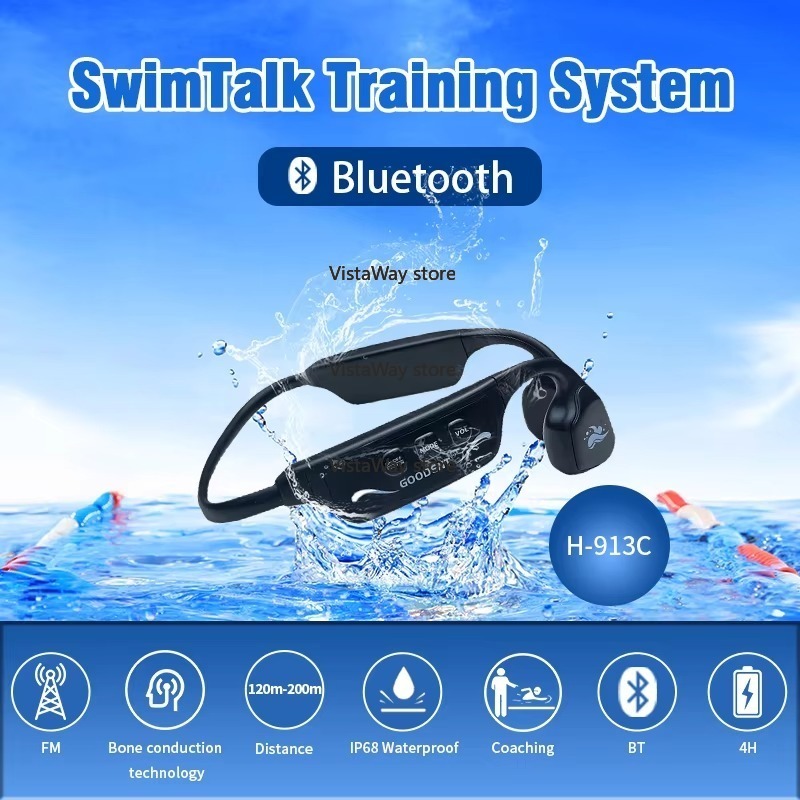 SwimTalk Waterproof Headphones - Aquatic Sports Swimming review and price