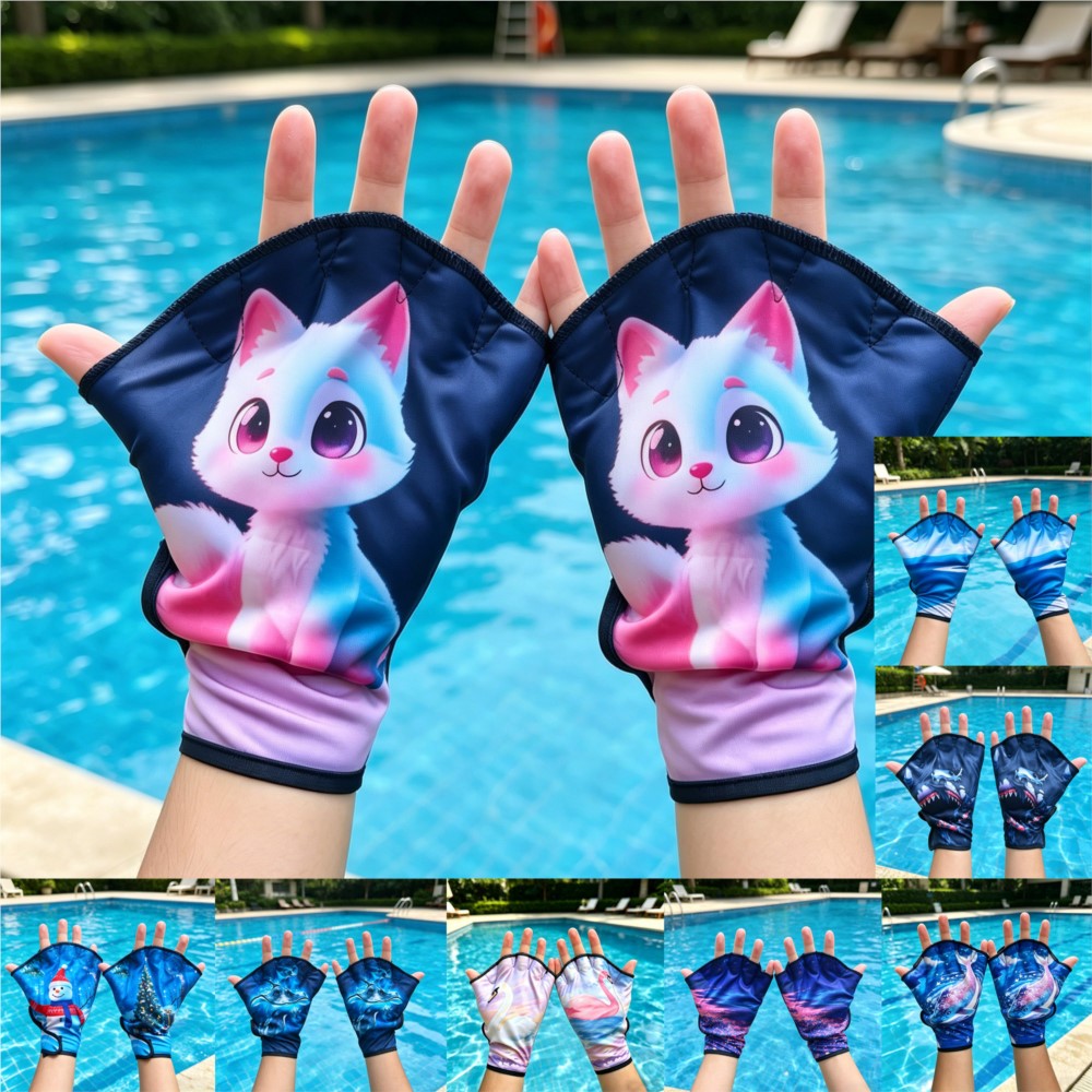 Flexible Webbed Swim Gloves Li - Aquatic Sports Swimming review and price