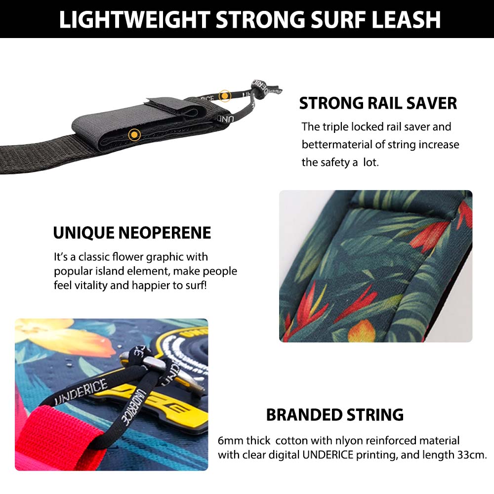 SUP Paddle Leash 7MM 11-10FT S - Surfboard Leash Ankle review and price