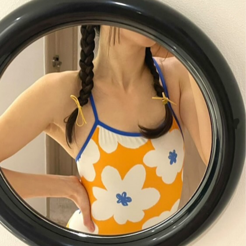 Retro Print Women's One-Piece  - Aquatic Sports Swimming review and price