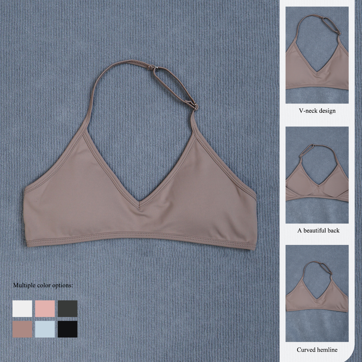 Women's Summer Halter Neck Pad - Aquatic Sports Bra review and price