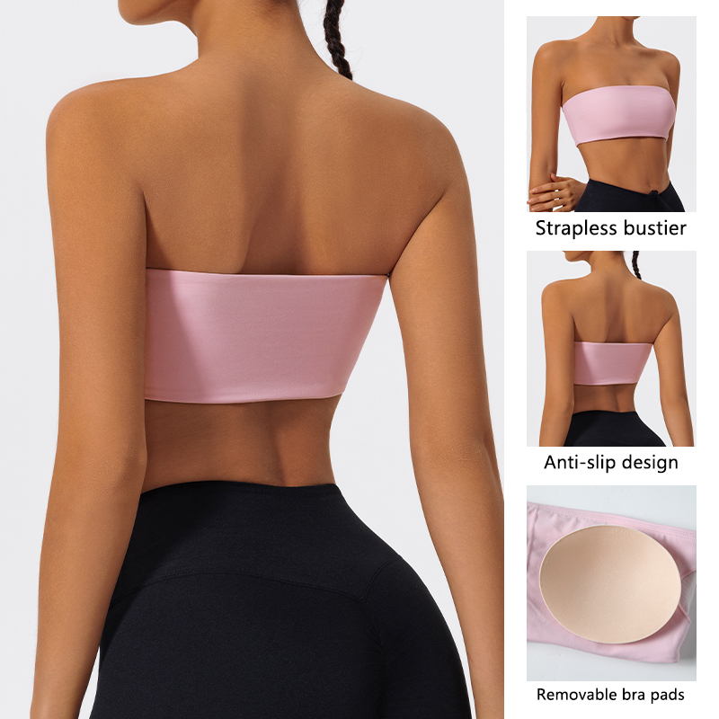 Strapless Sports Bra Gym Crop  - Aquatic Sports Bra review and price