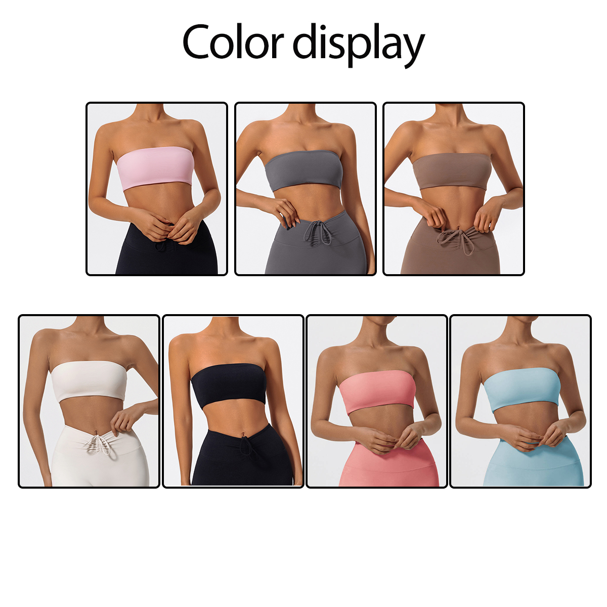 Strapless Sports Bra Gym Crop  - Aquatic Sports Bra review and price