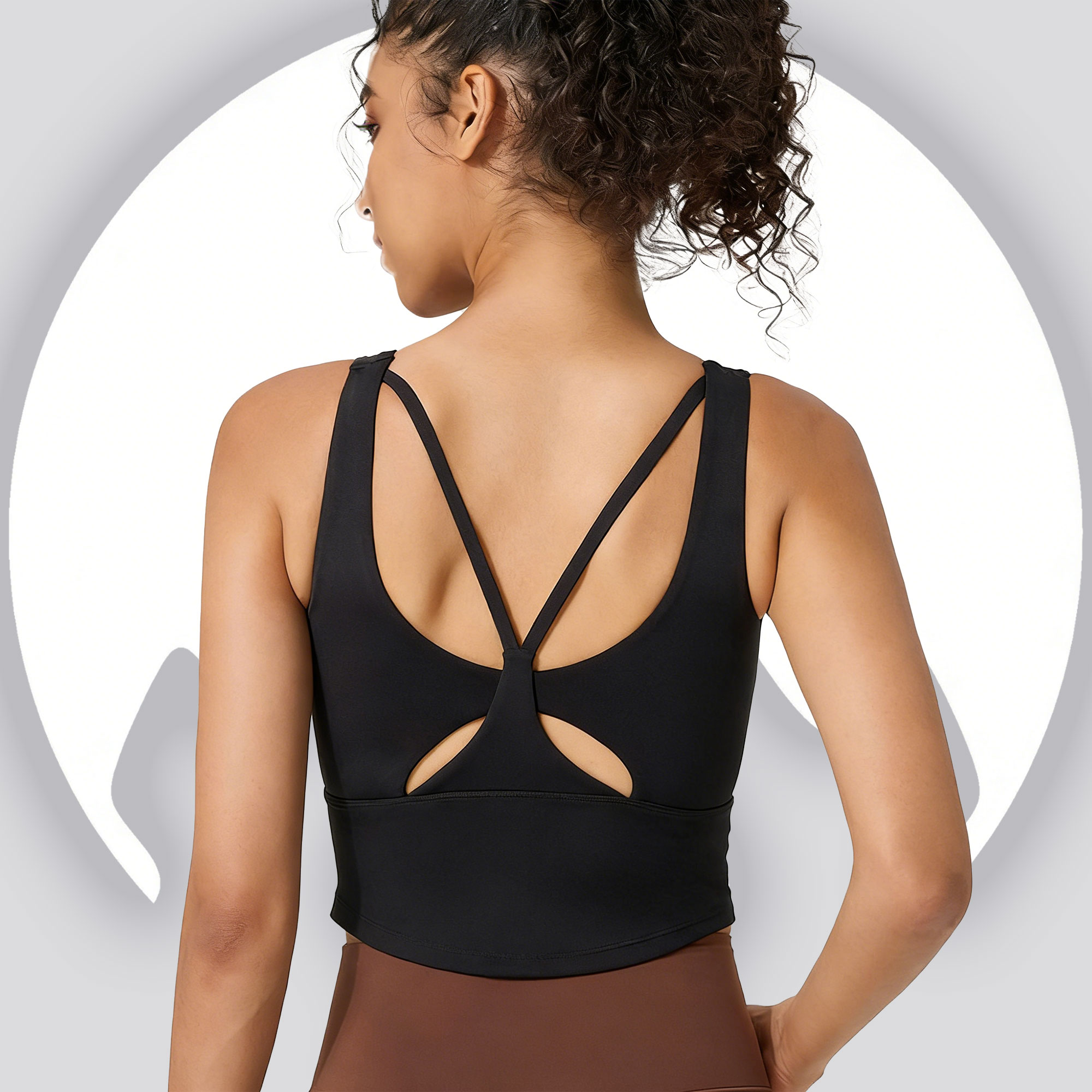 Women's Fixed Cup Yoga Sports  - Aquatic Sports Bra review and price