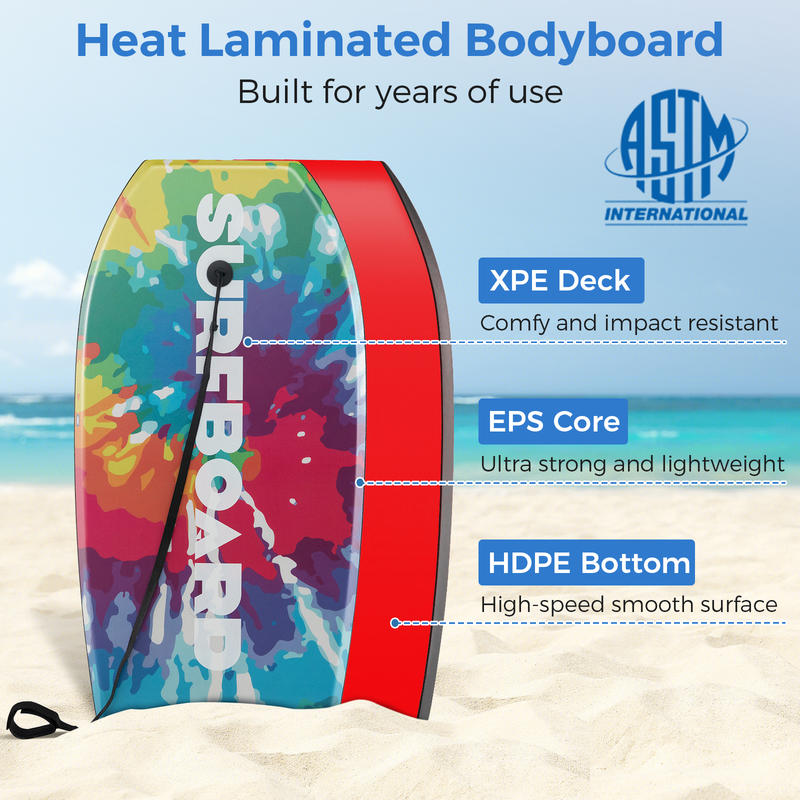 33/37/41 Inches Lightweight Bo - Bodyboard Boogie Board review and price